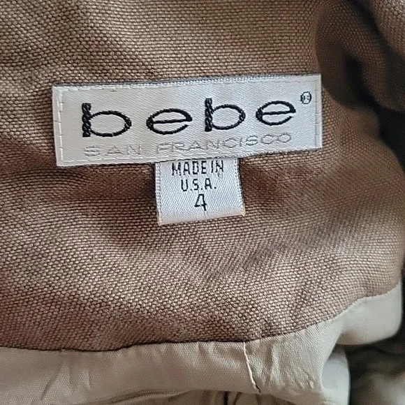 Bebe Military Pea Coat - Picture 4 of 8